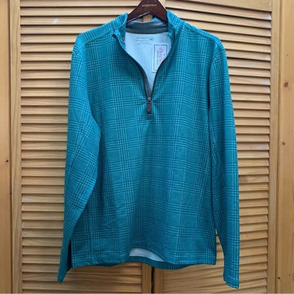 NWT Jim Nantz x Vineyard Vines 1/4 Zip Pullover size large - Picture 1 of 5